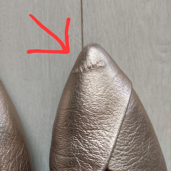 Birdies The Swan Flats Shoes Gold US 7.5 - Picture 13 of 14